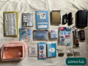 防災バッグ中身